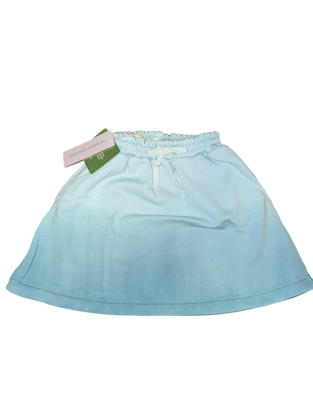 The Sunday Collective Light Blue Ombre Skirt with Pockets